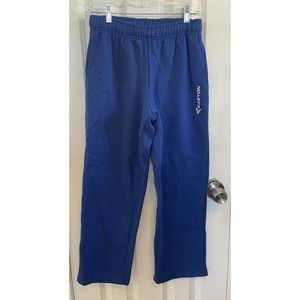 Kids Easton YL Youth Large Blue Pants Sweatpants Embroidered Logo Joggers